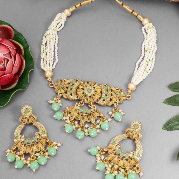 Elegant Gold Plated Necklace for Women and Girls